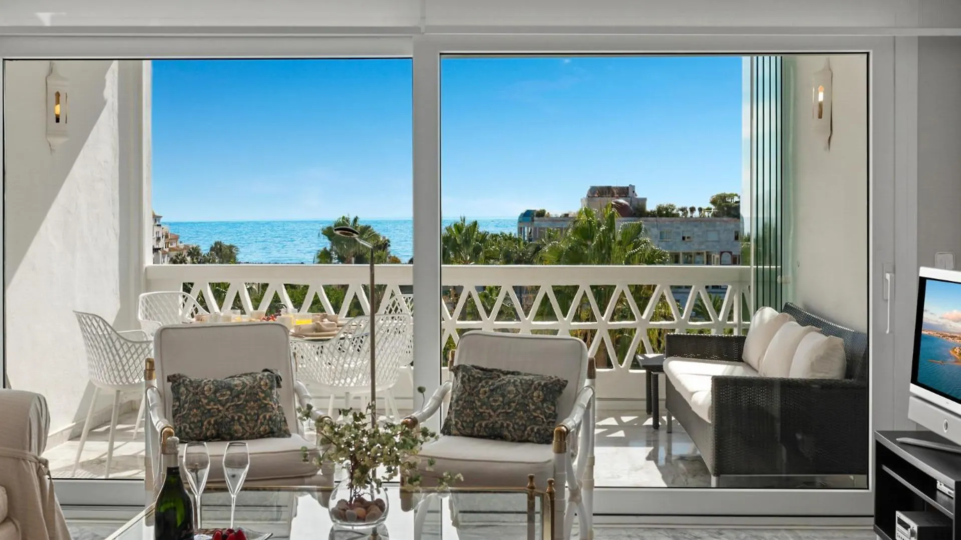 شقة Vista Mar Y Piscina En Puerto Banus ماربيا إسبانيا
